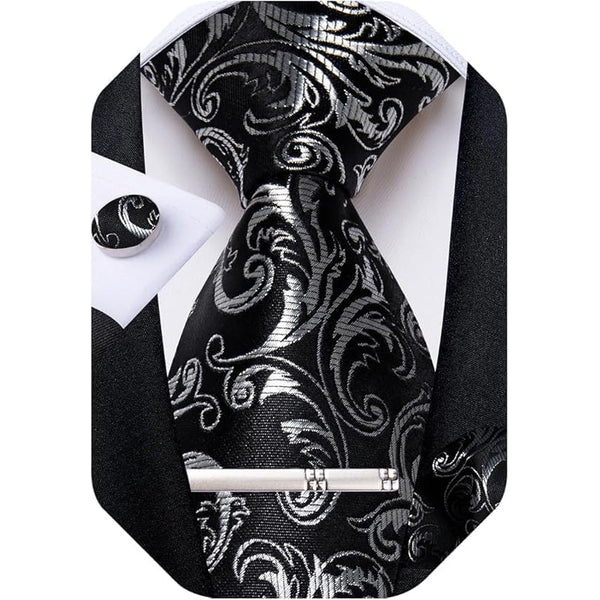Men’s Paisley Formal Tie Set – Refined Accessories for Weddings and Special Events