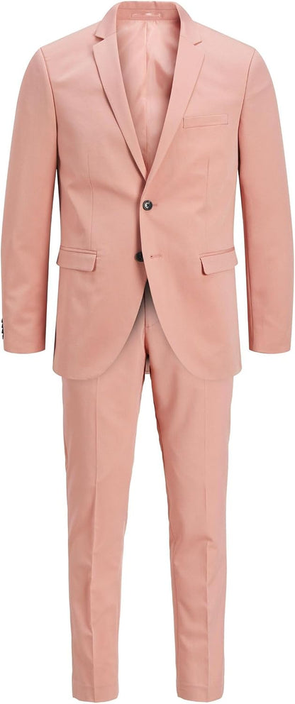 Men’s Super-Slim Two-Piece Suit – Single-Breasted Tailoring for Business and Formal Events