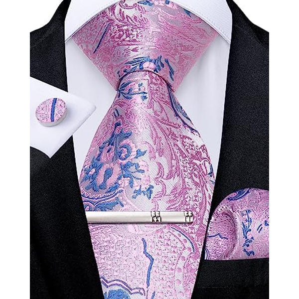 Men’s Paisley Formal Tie Set – Refined Accessories for Weddings and Special Events
