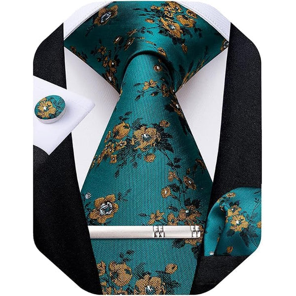 Men’s Paisley Formal Tie Set – Refined Accessories for Weddings and Special Events