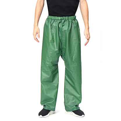 Men’s Waterproof Rain Trousers – Lightweight Windproof Overpants with Elastic Waist for Outdoor Activities