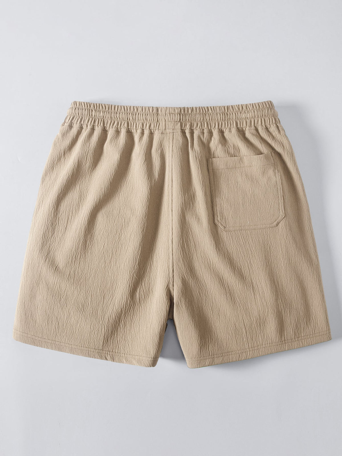 Men’s Crinkle Cuban Collar Co-Ord – Lightweight Shirt and Drawstring Shorts