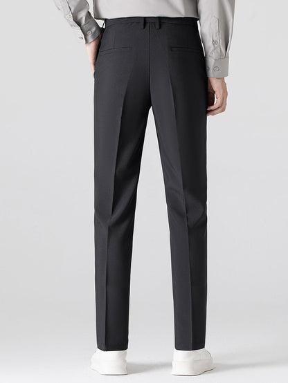 Men’s Viscose Knit Shirt and Tapered Trousers Set – Smart Casual Summer Outfit