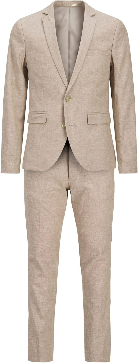Men’s Super-Slim Two-Piece Suit – Single-Breasted Tailoring for Business and Formal Events
