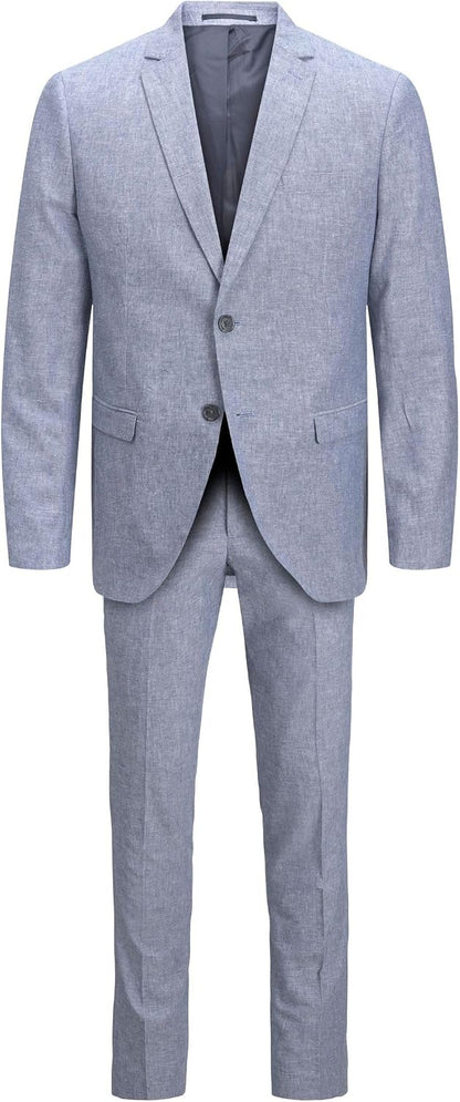 Men’s Super-Slim Two-Piece Suit – Single-Breasted Tailoring for Business and Formal Events