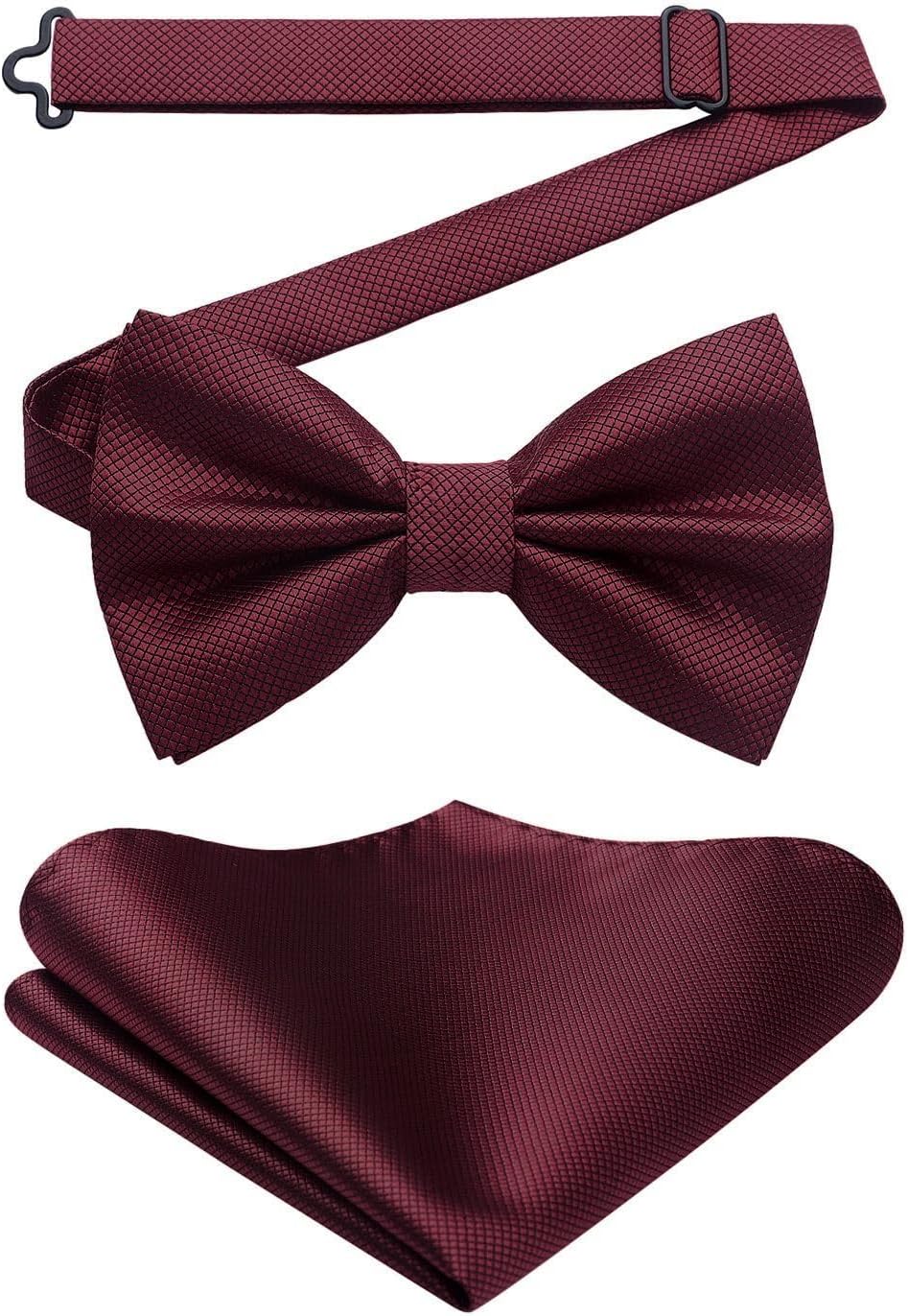 Men’s Paisley Bow Tie Set – Refined Formal Accessories for Weddings and Events