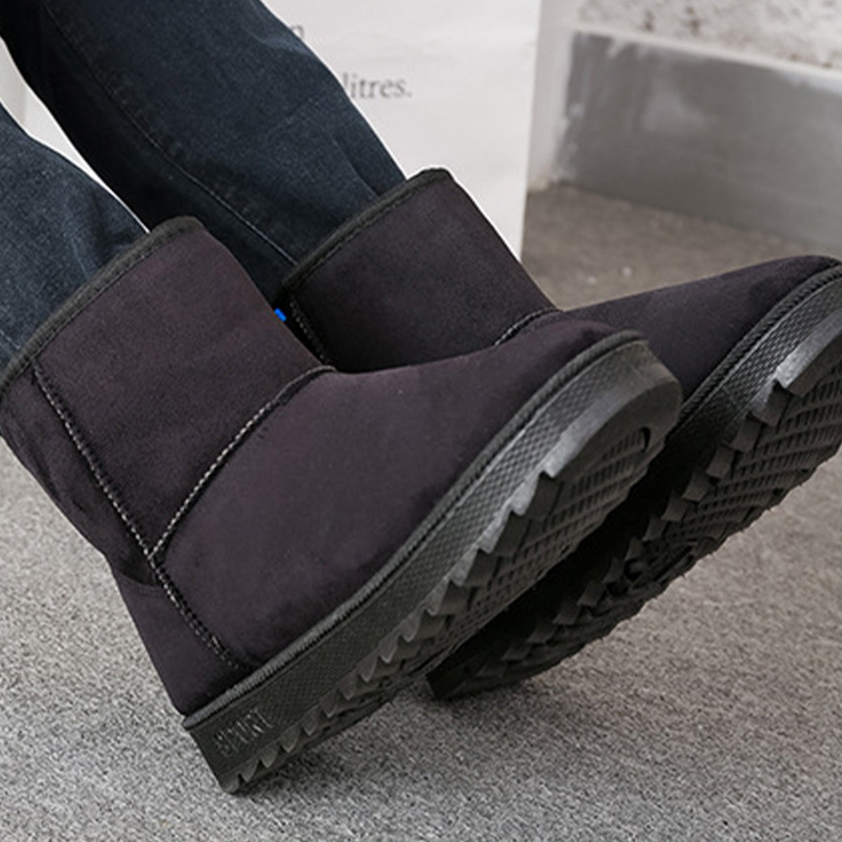 Women’s USB Heated Winter Boots – Warm Ankle Snow Boots with Removable Insoles