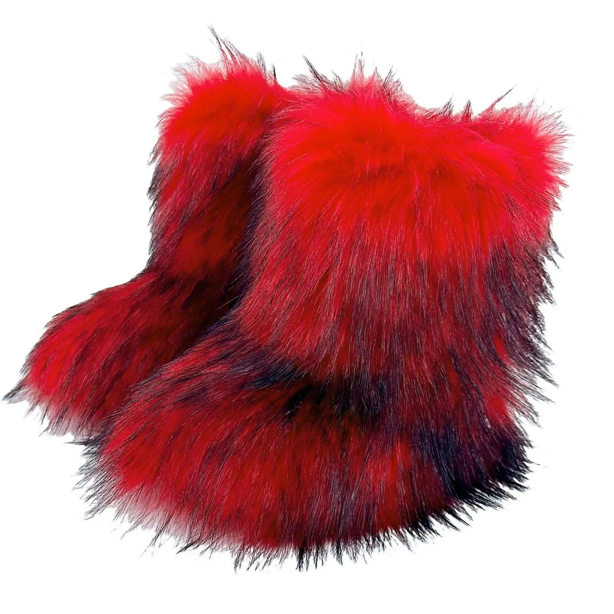 Women's Faux Fur Lined Snow Boots - Big Red