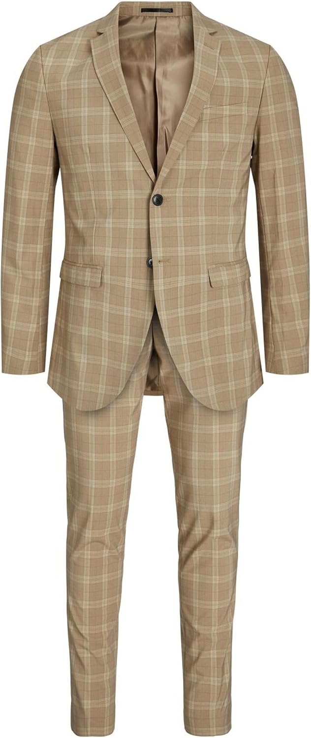 Men’s Super-Slim Two-Piece Suit – Single-Breasted Tailoring for Business and Formal Events