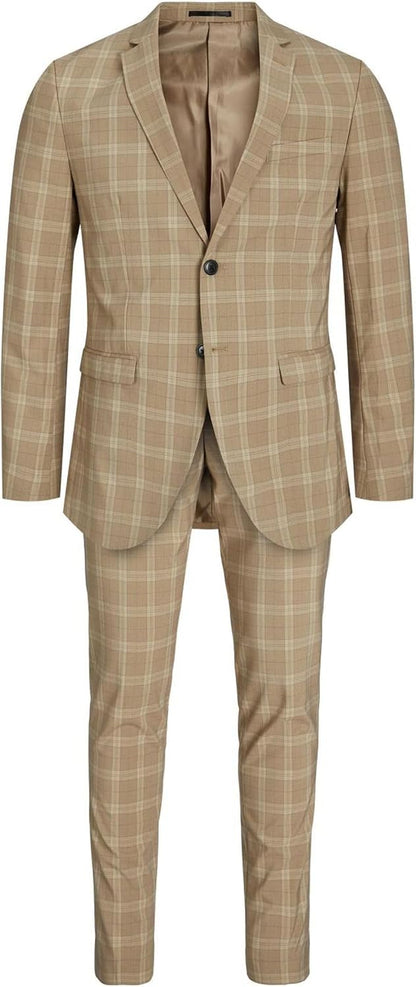 Men’s Super-Slim Two-Piece Suit – Single-Breasted Tailoring for Business and Formal Events