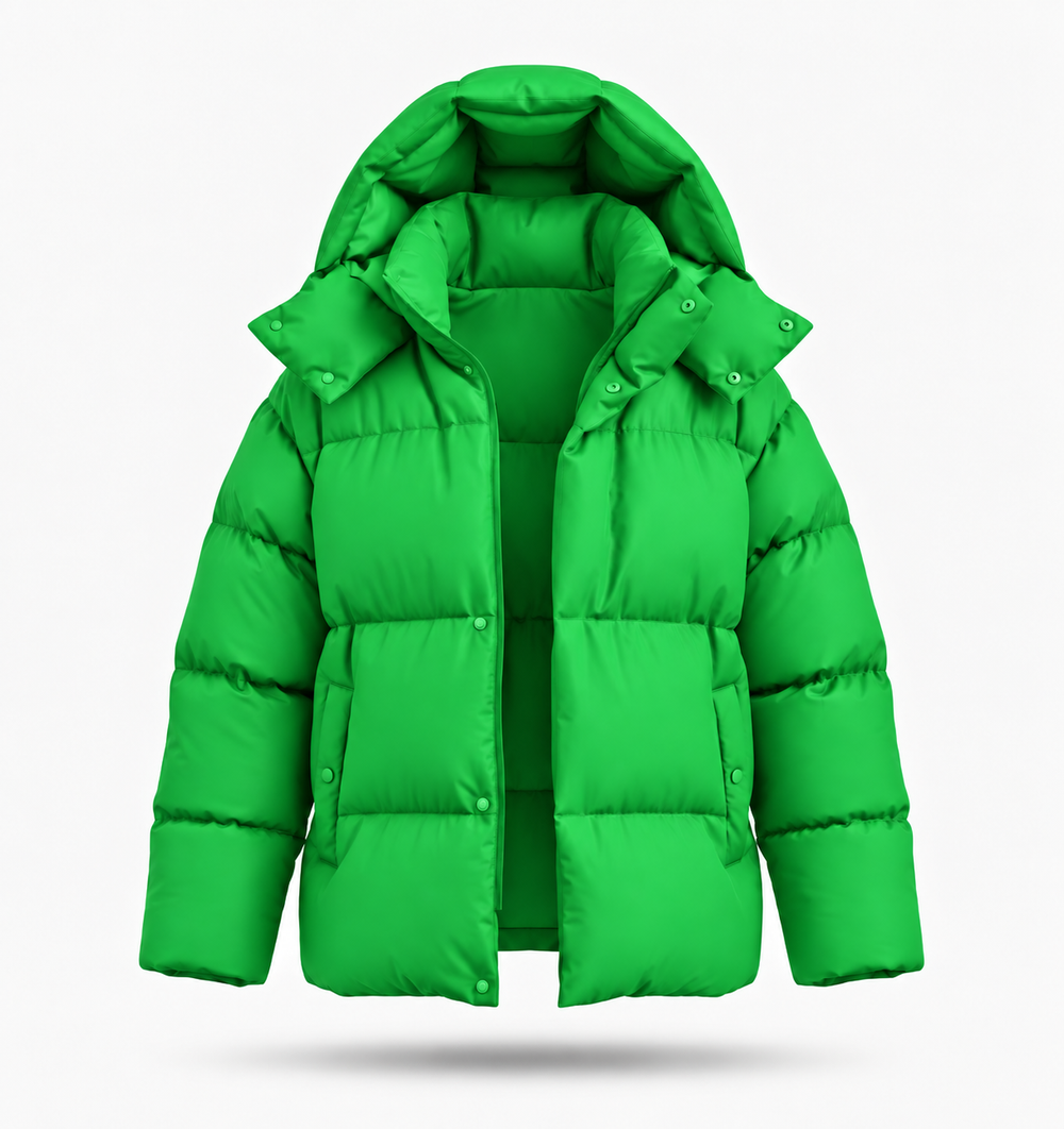 Women’s Relaxed Hooded Puffer Jacket – Warm Oversized Layer for Everyday Winter Wear