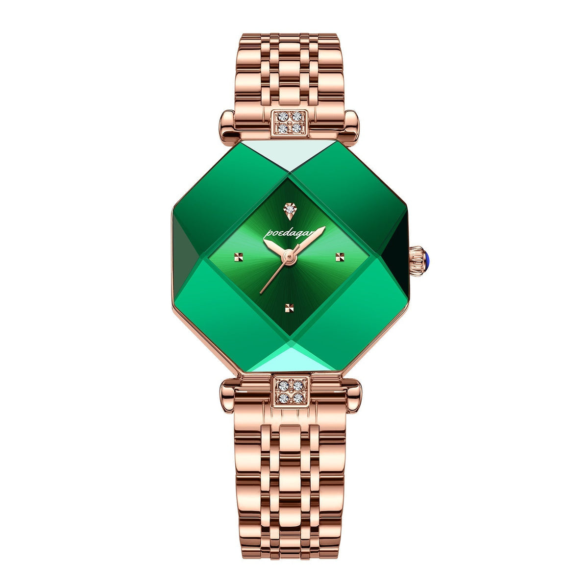 Women’s Rectangular Bracelet Watch – Crystal-Set Quartz Watch for Elegant Everyday Wear