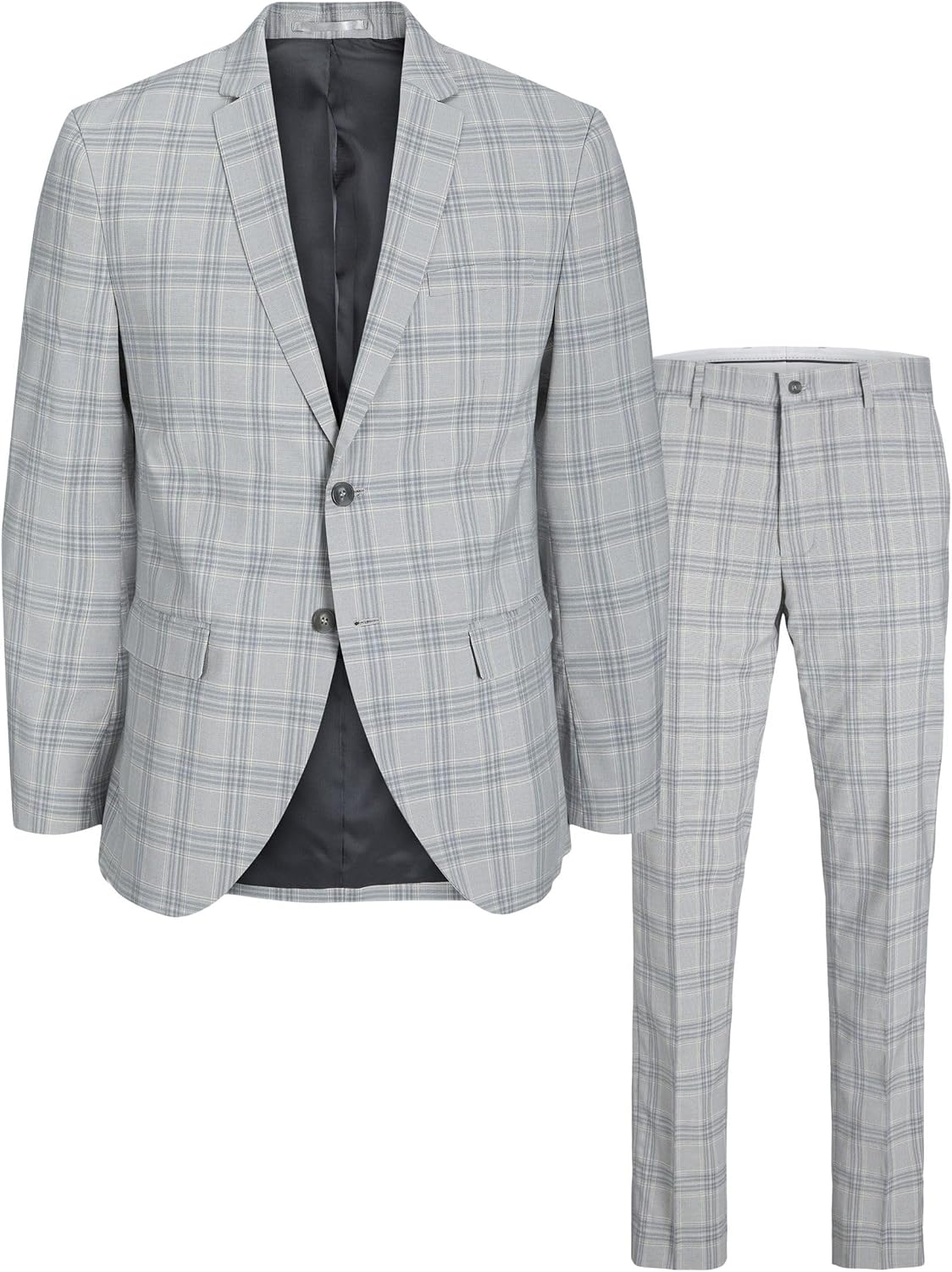 Men’s Super-Slim Two-Piece Suit – Single-Breasted Tailoring for Business and Formal Events