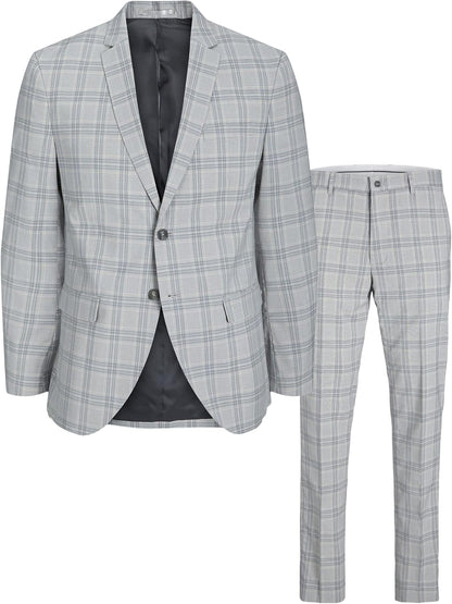 Men’s Super-Slim Two-Piece Suit – Single-Breasted Tailoring for Business and Formal Events