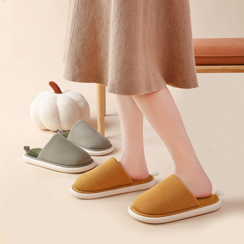 Women's Faux Fur Lined Platform Clog Slippers - Dark Green