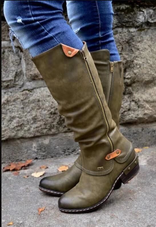 Women's Heeled Knee-High Boots