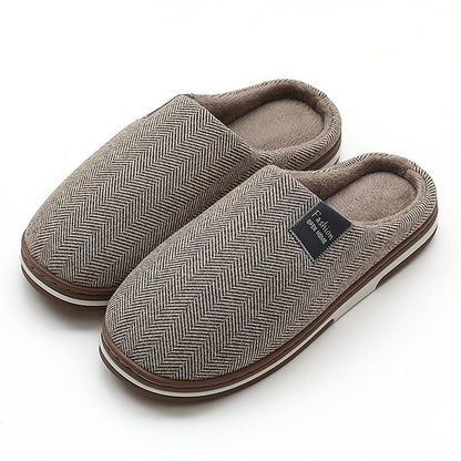 Women's Suede-Look Platform Clog Slippers - Dark Gray