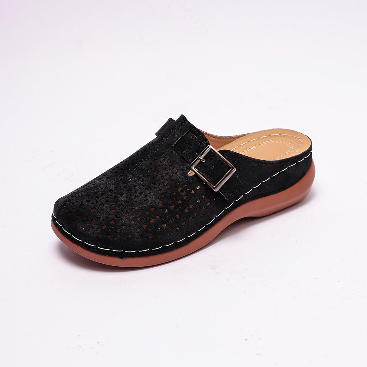 Women's Platform Clog Slippers - Black (US 5-12)