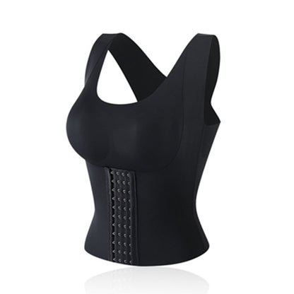 Women’s Longline Support Bra – Front-Fastening Waist-Shaping Style for Everyday Wear