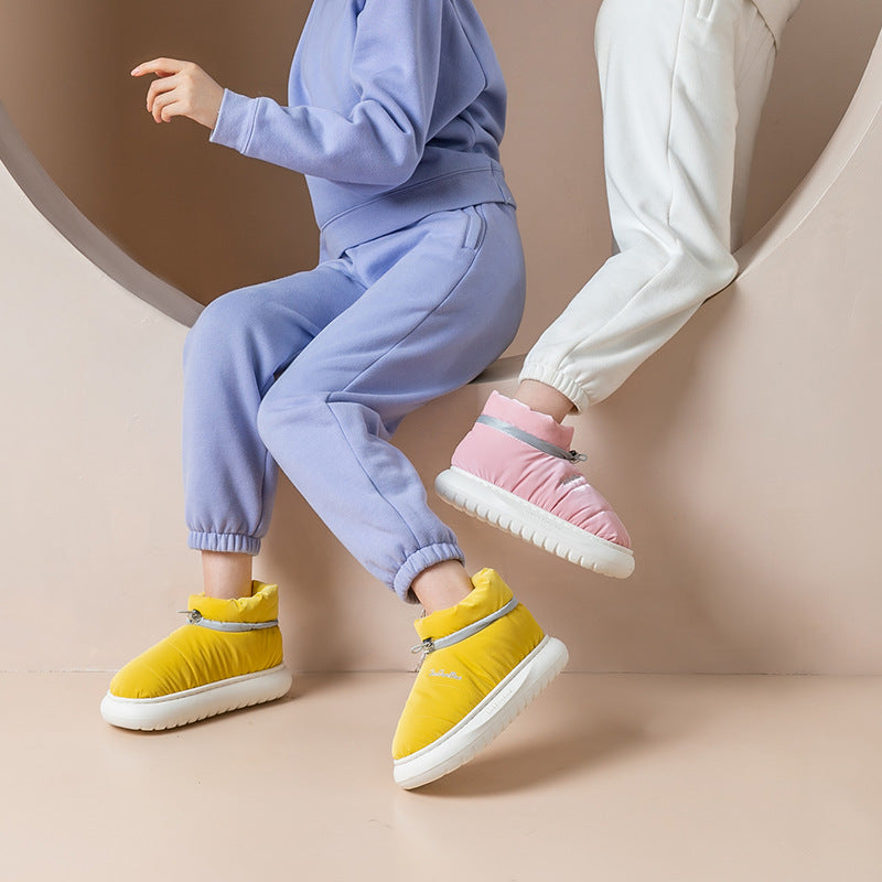 Women's Slipper Boots - Golden Yellow