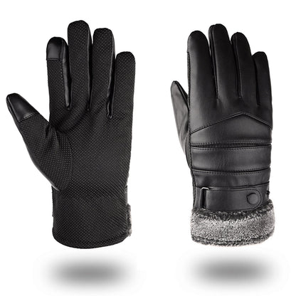 Men’s Thermal Ski Gloves – Waterproof Touchscreen Winter Gloves with Anti-Slip Grip