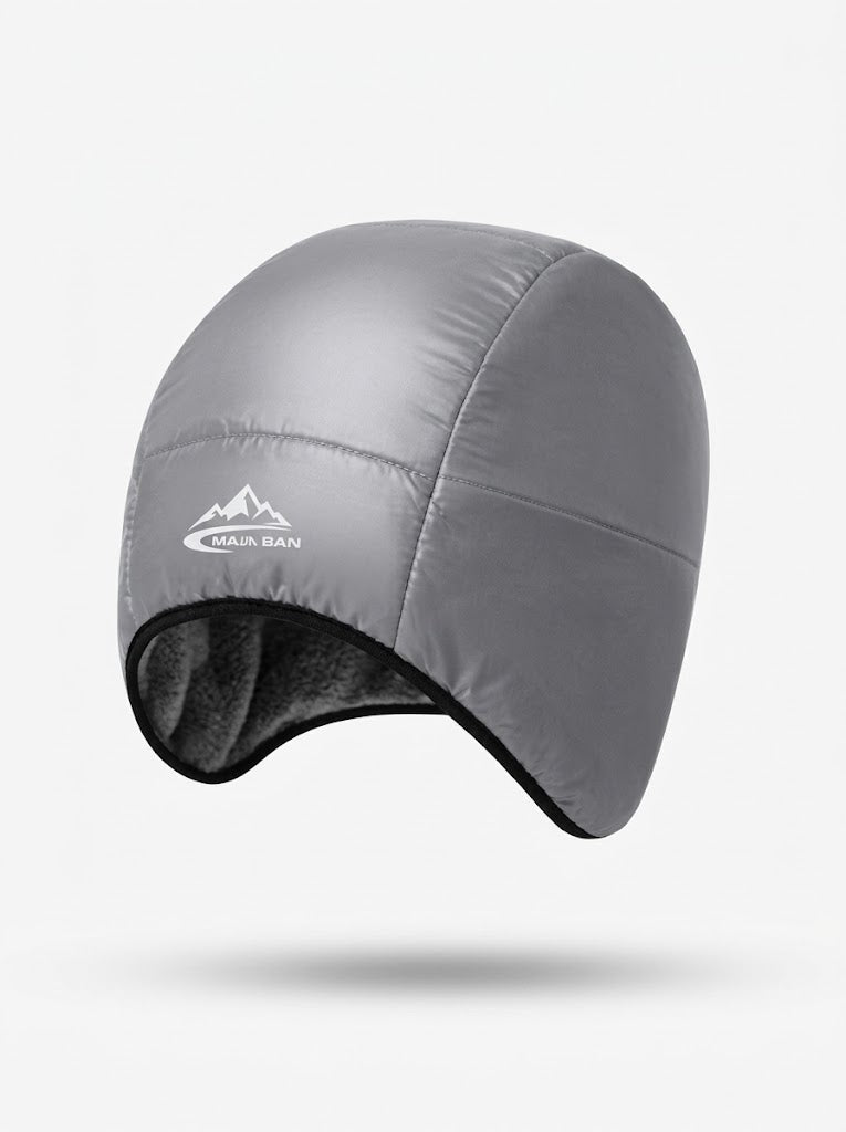 Men’s Thermal Winter Skull Cap – Fleece-Lined Outdoor Hat with Extended Ear Protection