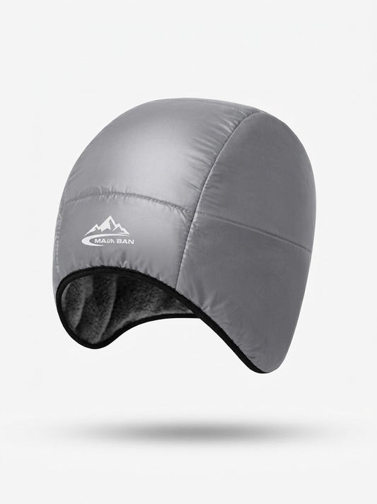 Men’s Thermal Winter Skull Cap – Fleece-Lined Outdoor Hat with Extended Ear Protection