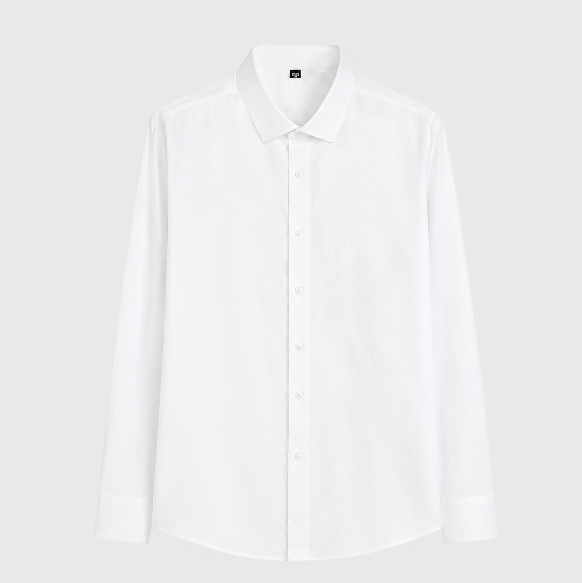 Men’s Classic Cotton Shirt – Structured Long-Sleeve Style for Business and Formal Dressing
