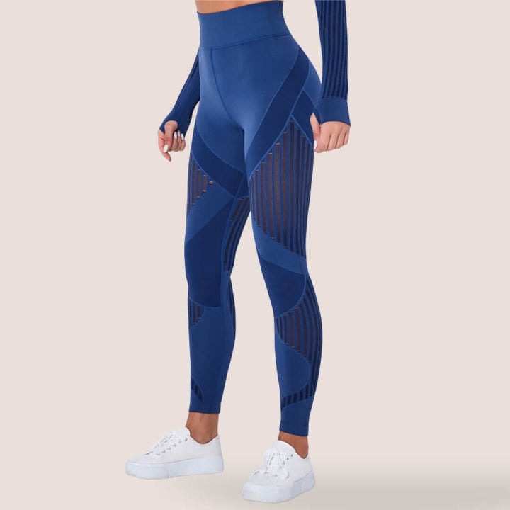 Women’s Sculpting Textured Leggings – High-Waist Active Fit for Everyday Support