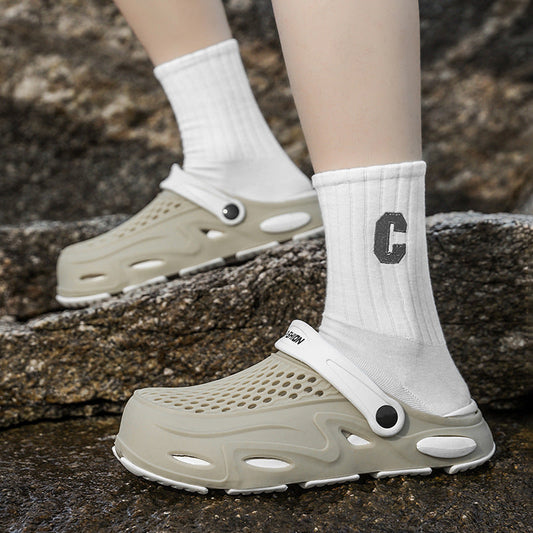 Men’s Breathable Ergonomic Clogs – Lightweight Slip-On Shoes for Garden Travel and Everyday Wear