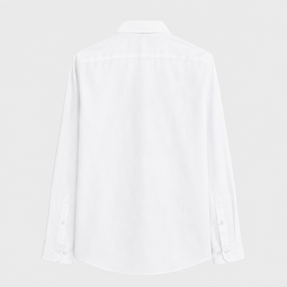 Men’s Classic Cotton Shirt – Structured Long-Sleeve Style for Business and Formal Dressing