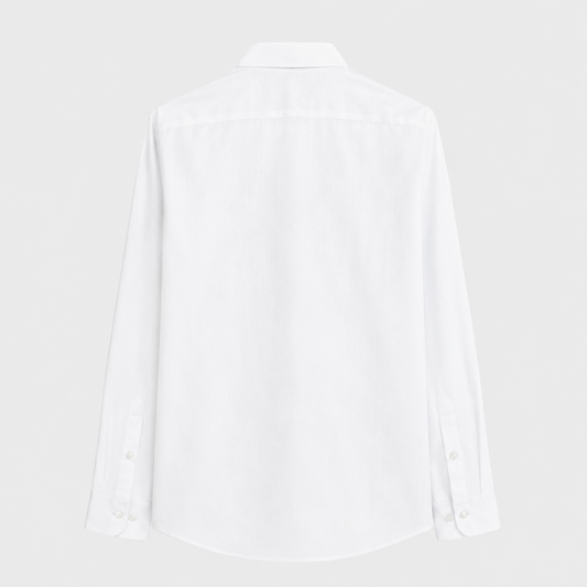 Men’s Classic Cotton Shirt – Structured Long-Sleeve Style for Business and Formal Dressing