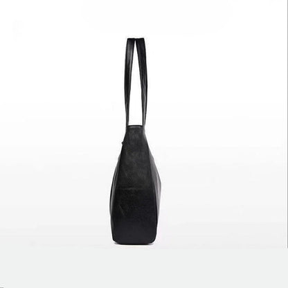 Women’s Soft Leather Shoulder Tote – Spacious Everyday Bag for Work and Travel