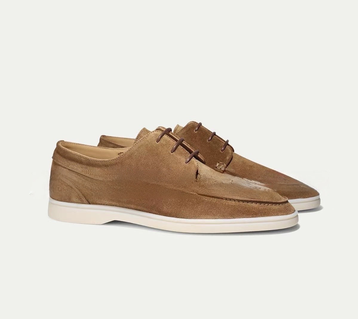 Stratford Luxury Men’s Leather Lace-Up Loafers – Premium Dress and Casual Shoes
