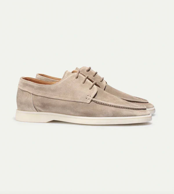 Stratford Luxury Men’s Leather Lace-Up Loafers – Premium Dress and Casual Shoes