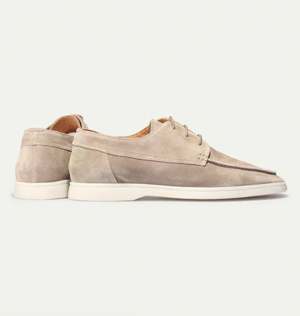 Stratford Luxury Men’s Leather Lace-Up Loafers – Premium Dress and Casual Shoes
