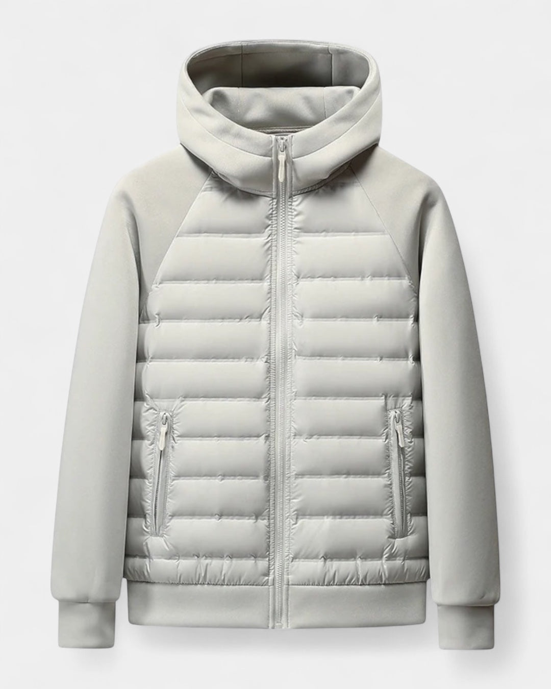 Men’s Hooded Hybrid Softshell Jacket – Lightweight Autumn Winter Layer for Everyday Wear