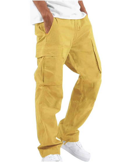 Men’s Cargo Trousers – Multi-Purpose Pockets with Wide Relaxed Fit