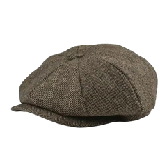 Men’s Tweed Newsboy Cap – Heritage Headwear for Smart Casual Dressing