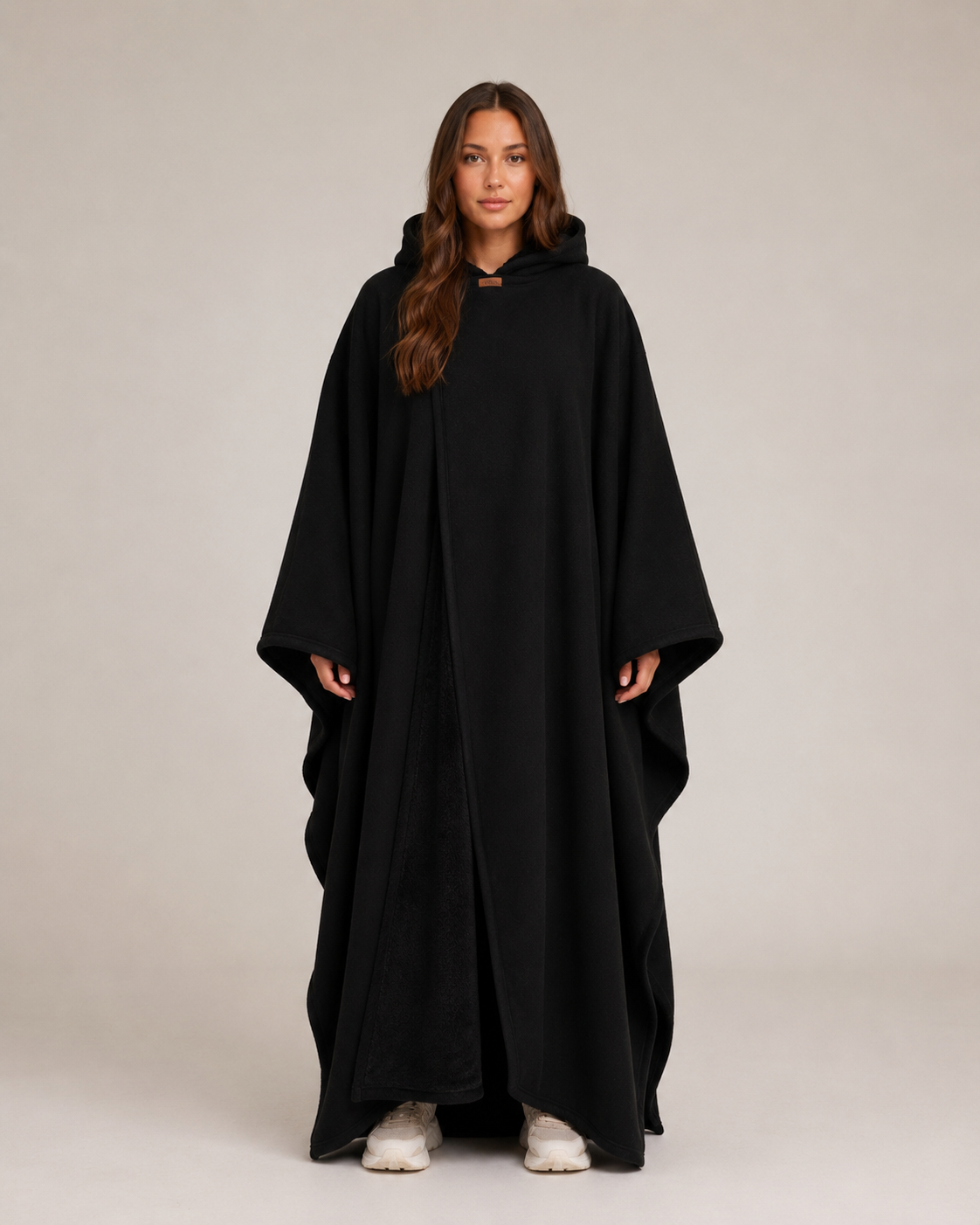 Women’s Oversized Hooded Blanket – Soft-Lined Wearable Blanket with Full-Length Coverage for Cosy Lounging and Home Working