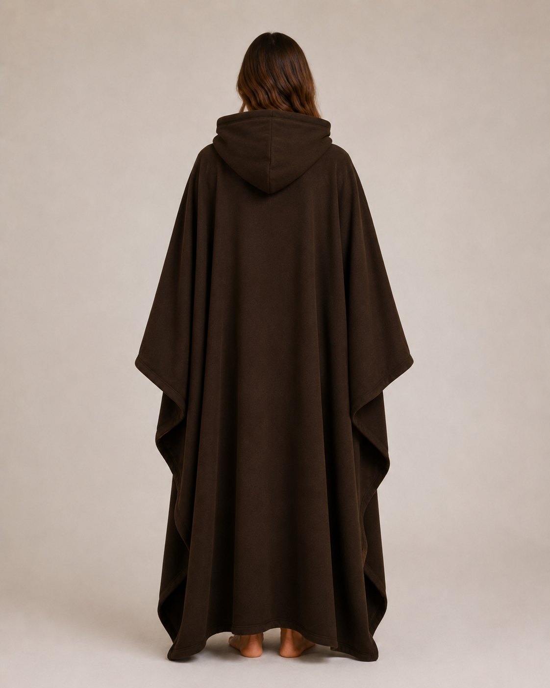 Women’s Oversized Hooded Blanket – Soft-Lined Wearable Blanket with Full-Length Coverage for Cosy Lounging and Home Working