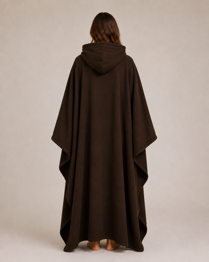 Women’s Oversized Hooded Blanket – Soft-Lined Wearable Blanket with Full-Length Coverage for Cosy Lounging and Home Working