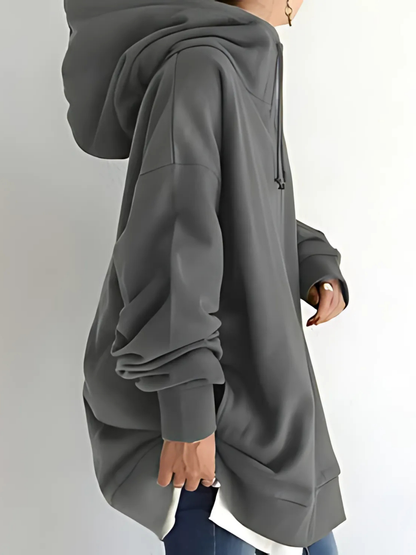 Women’s Zip-Up Hoodie – Drawstring Hood with Side Pockets