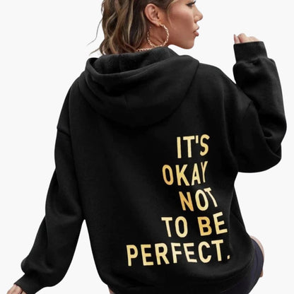 Women’s Oversized Hoodie – Large Back Print with Drawstring Hood