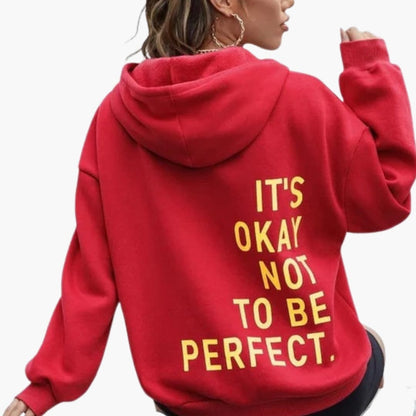 Women’s Oversized Hoodie – Large Back Print with Drawstring Hood