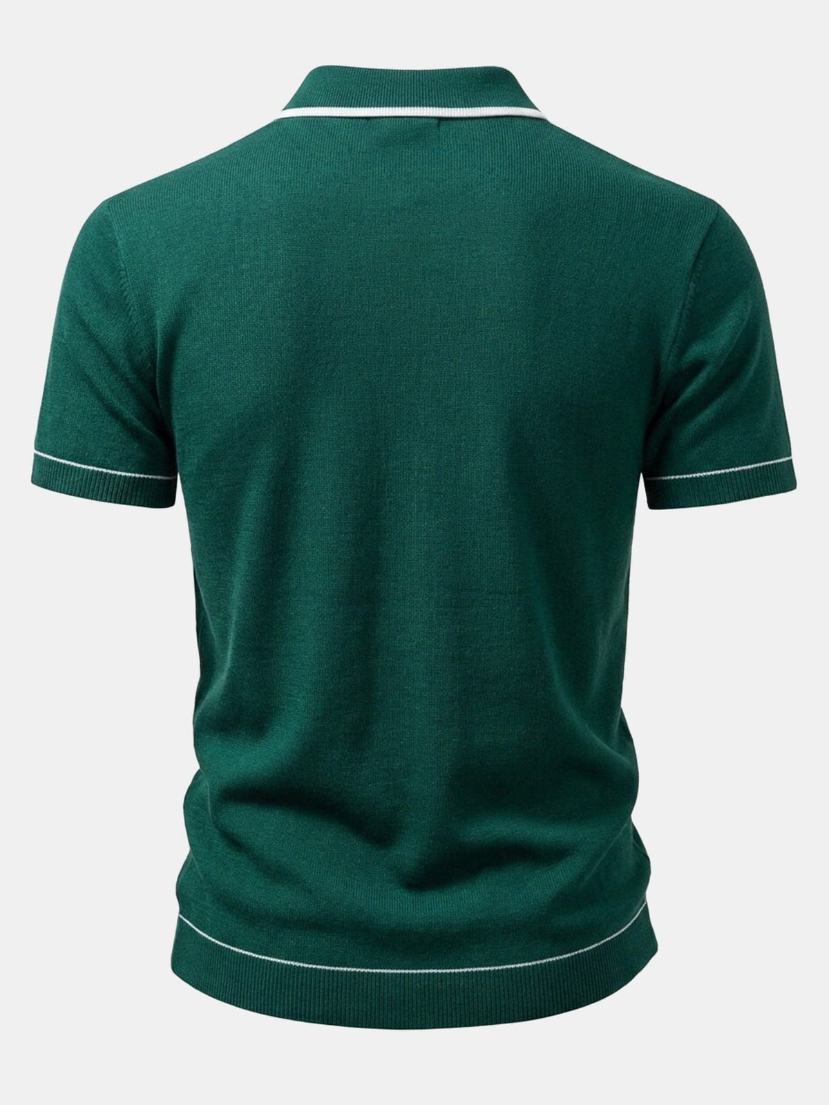 Men’s Ribbed Knit Button Shirt Set – Tailored Tapered Trousers for Smart Casual Dressing