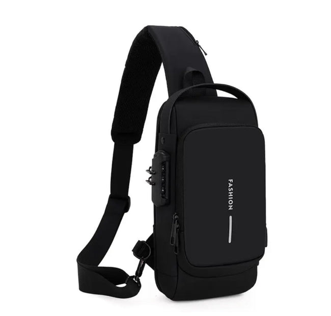 Men’s Water-Resistant Sling Bag – Secure Crossbody Storage for Travel and Daily Commutes
