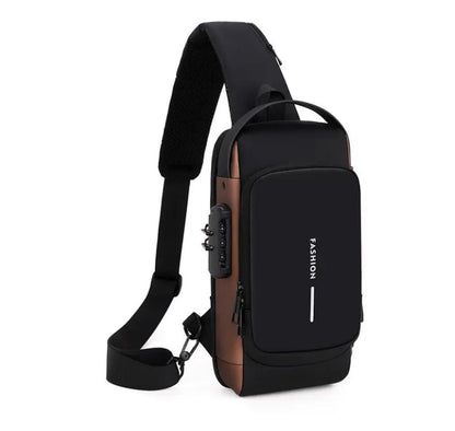 Men’s Water-Resistant Sling Bag – Secure Crossbody Storage for Travel and Daily Commutes