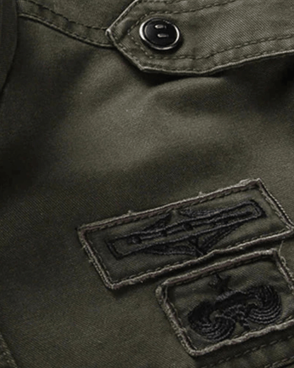 Men’s Utility Field Jacket – Regular Fit Multi-Pocket Layer for Autumn and Winter