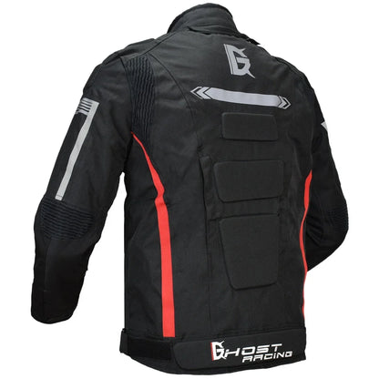 Men’s Protective Motorcycle Jacket – Wind-Resistant Racing Jacket with Removable Lining